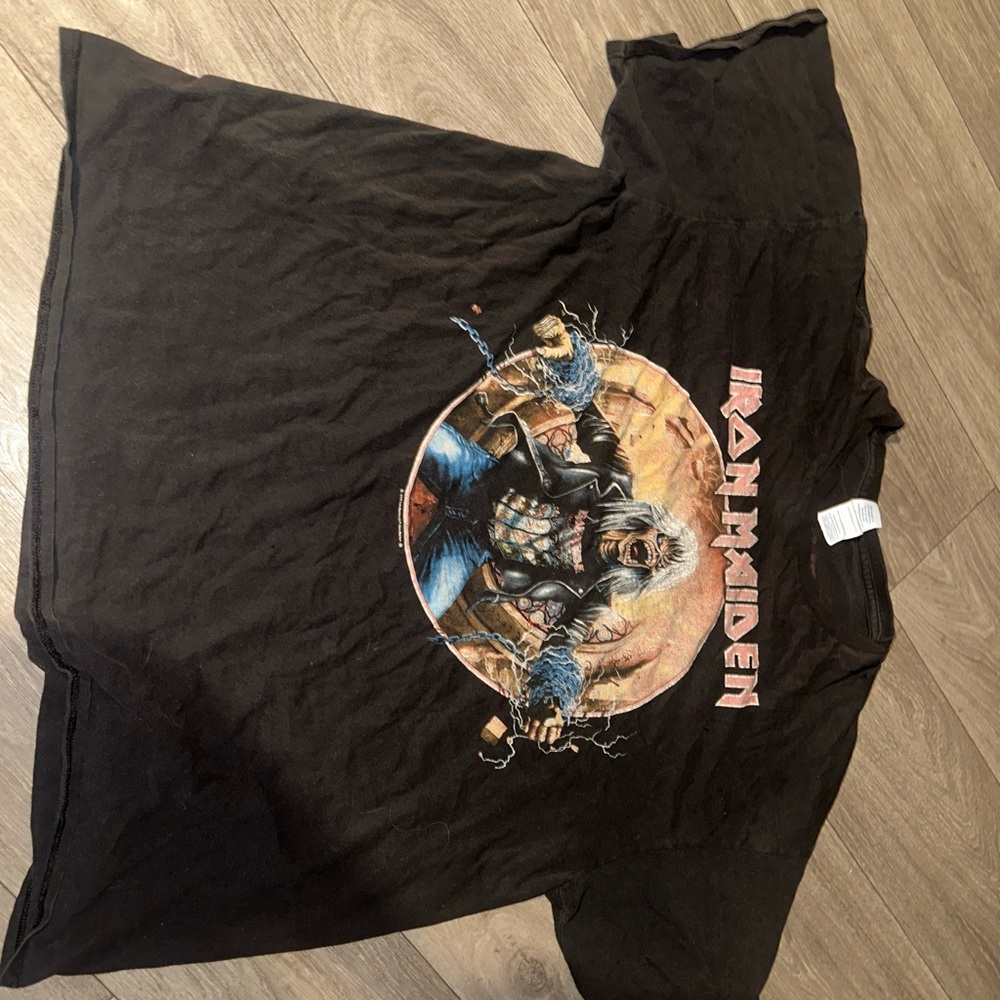 Iron Maiden Black Graphic T-Shirt